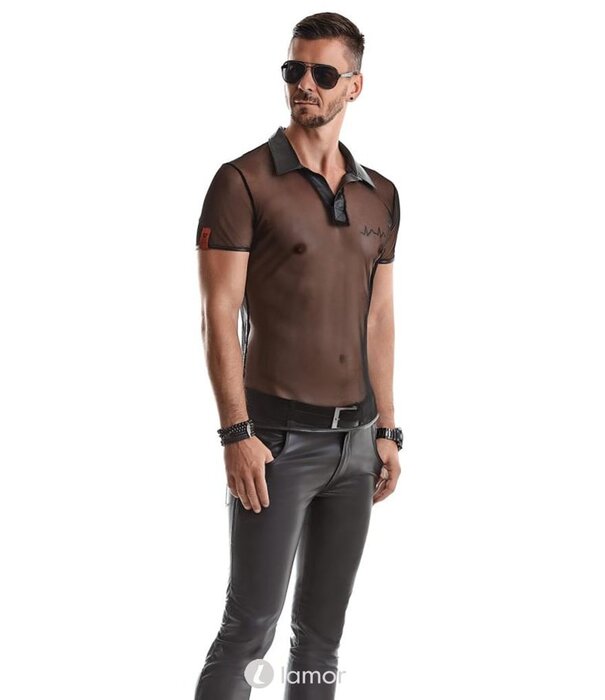 * RFP Tule heren shirtmet wetlook details van het merk RFP