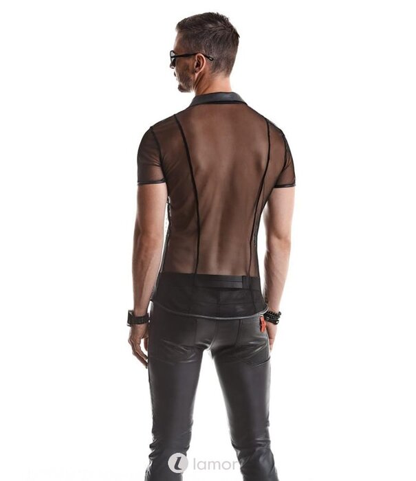 * RFP Tule heren shirtmet wetlook details van het merk RFP