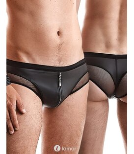 Matte wetlook heren Slip, Arturo001