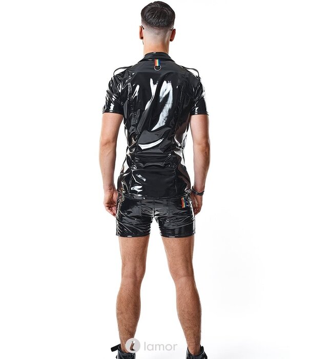 * RFP PVC heren blouse met korte mouwen van het merk RFP