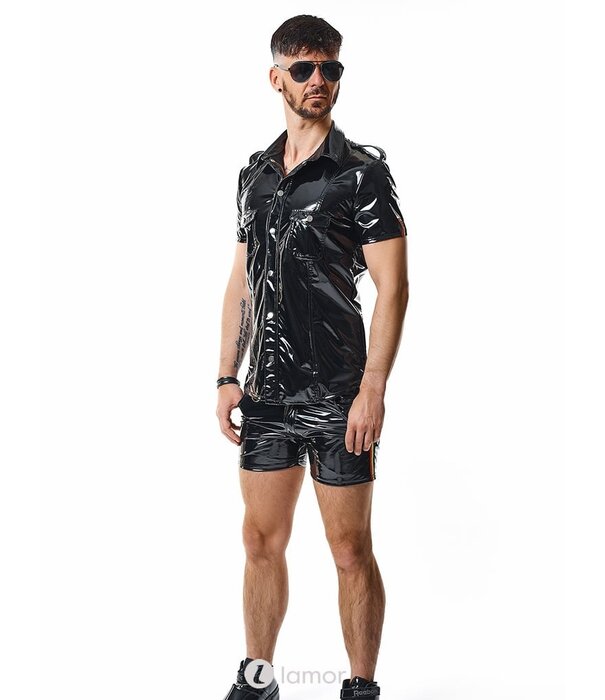 * RFP PVC heren blouse met korte mouwen van het merk RFP