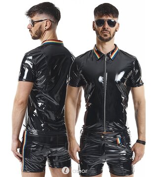 PVC heren Polo met rits, Remigio