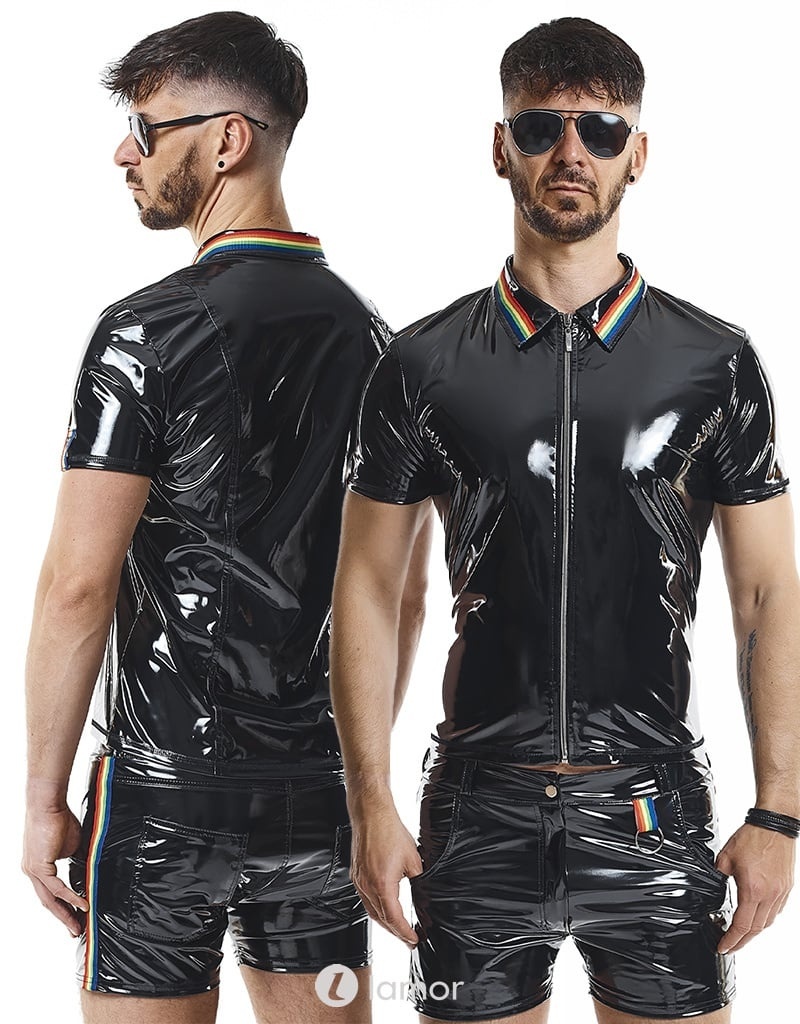 * RFP PVC heren Polo met rits, Remigio afbeelding