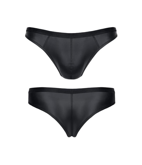 * RFP Slip,gemaakt  van rekbaar matwetlook Materiaal. Brede elastische band. Met Big Boss Effect, via een netinzetstuk .