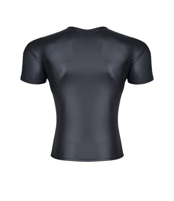 * RFP T-shirt, gemaakt van stretchy mat wetlook materiaal.