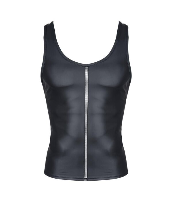 * RFP Tanktop, gemaakt van stretchy mat wetlook materiaal.
