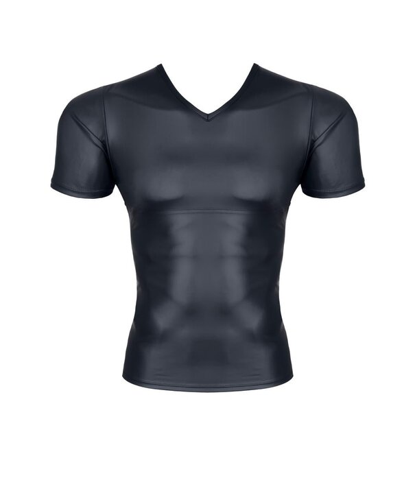* RFP Wetlook & elastiek mesh gecombineerd heren raglan mouw T-shirt