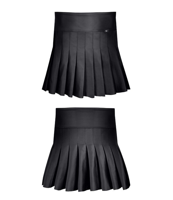 * RFP Een spectaculaire rok met hoge taille en opvallende plooien van het merk Regnes Fetish Planet