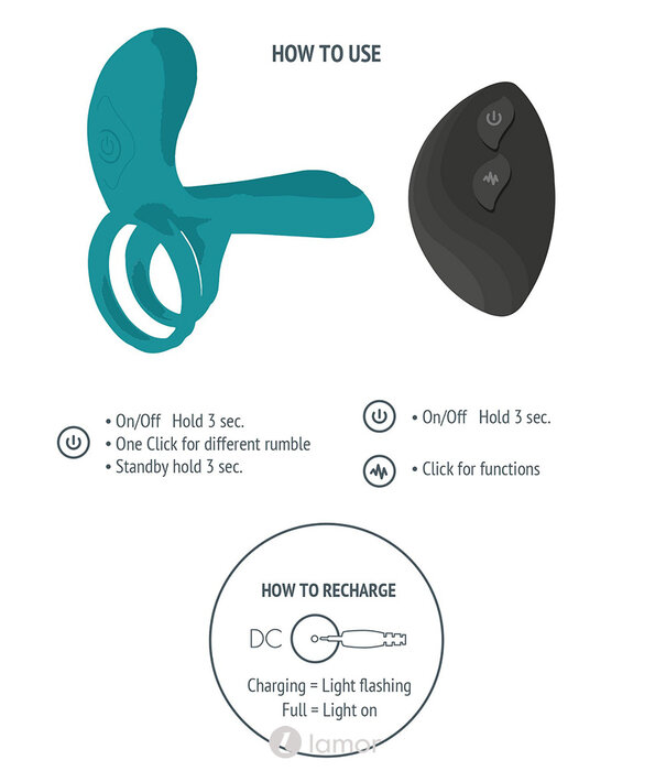 Xocoon Couples Vibrator Ring van het merk Xocoon