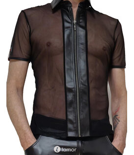 Mesh/Wetlook Heren  Shirt, RMUgo001