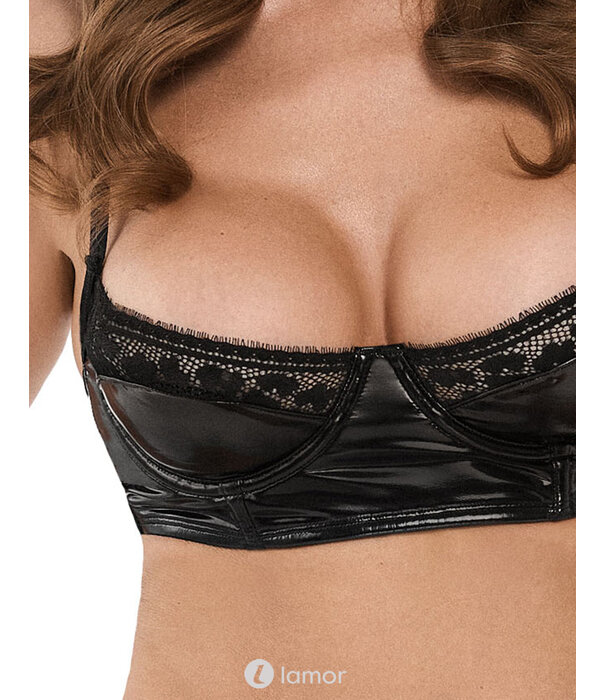 * KOTEK Wetlook BH met Kant & Sexy T-String van het merk Kotek