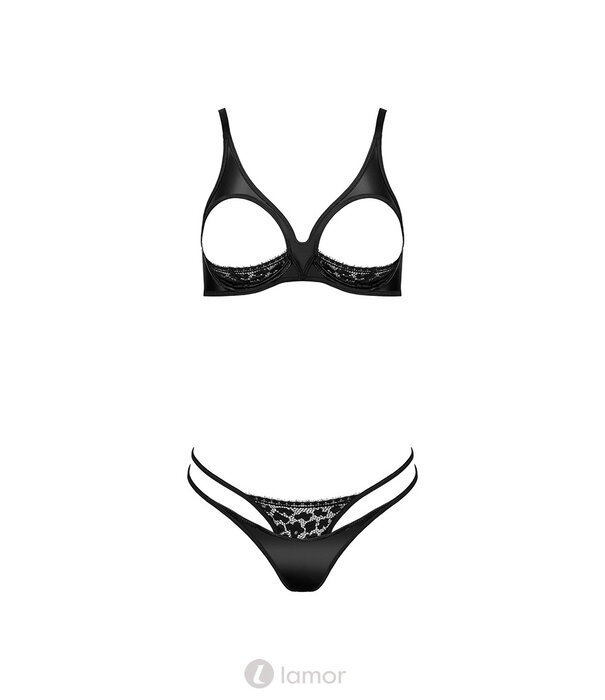 * KOTEK Spannende lingerie set bestaande uit ouvert bh en bijpassende slip merk Kotek