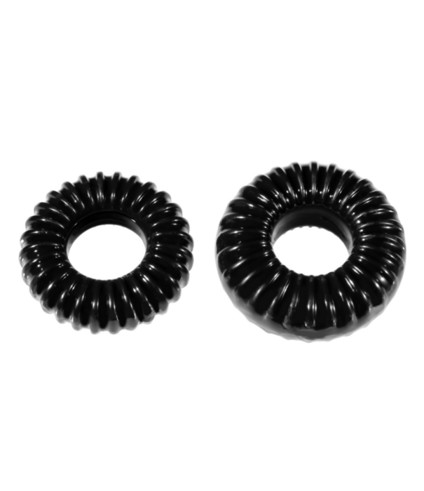 PerfectFitBrand PF Blend Premium Stretch Ribbed Ring - Cockring Set