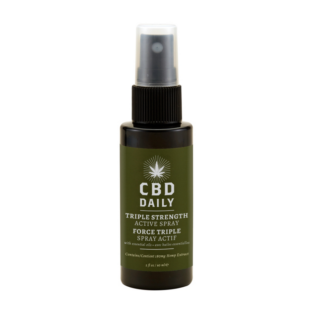 Earthly body CBD Daily Active Spray met Drievoudige Actie - 2 fl oz / 60 ml afbeelding