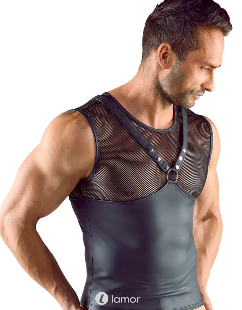 * SVENJOYMENT Shirt in borstharnas-stijl, SJ2161877 afbeelding