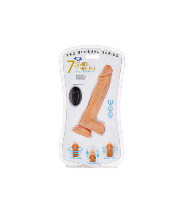 Cloud 9 Pro Sensual Swirl Thrust - Dildo - 7 / 18 cm