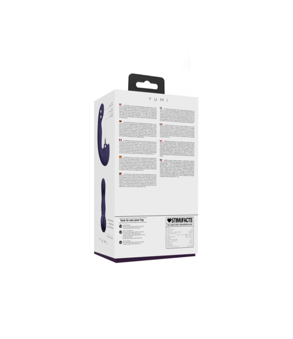 VIVE by Shots Yumi - Triple Motor G-Spot Vingerbeweging Vibrator en Flickerende Tong Stimulator - Paars