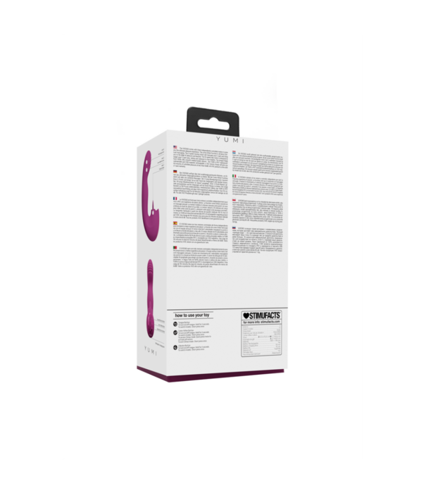 VIVE by Shots Yumi - Triple Motor G-Spot Vinger Beweging Vibrator en Flickering Tongue Stimulator - Roze