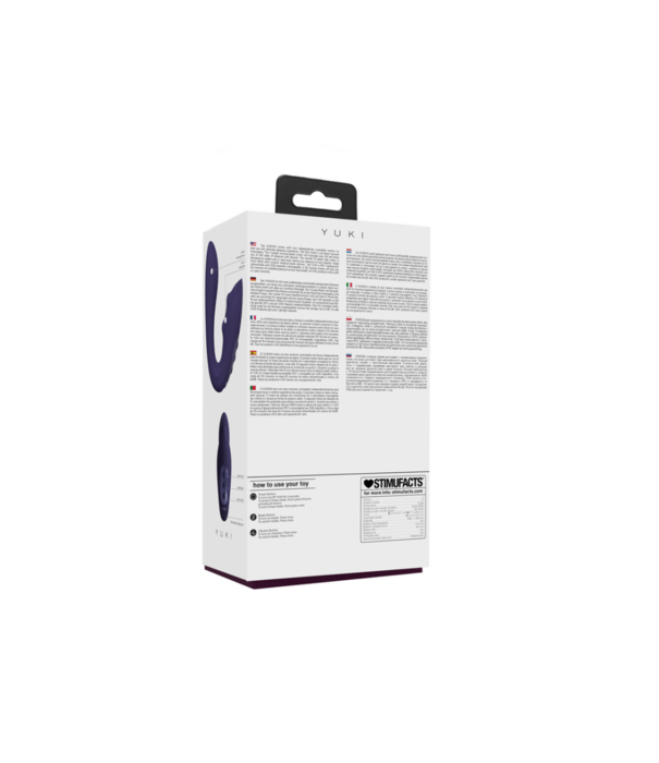 VIVE by Shots Yuki - Dual Motor G-Spot Vibrator met Massageballen - Paars