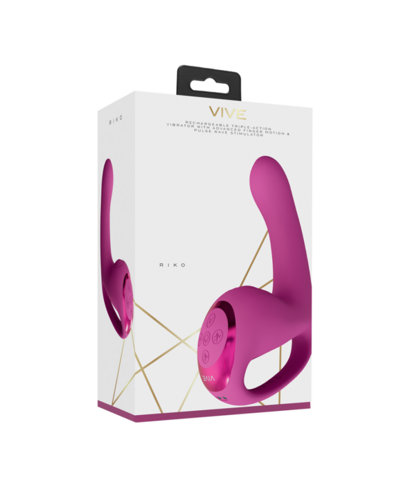 VIVE by Shots Riko - Triple Motor Thumper met Geavanceerde Vingerbeweging  Puls Golf Stimulator - Roze