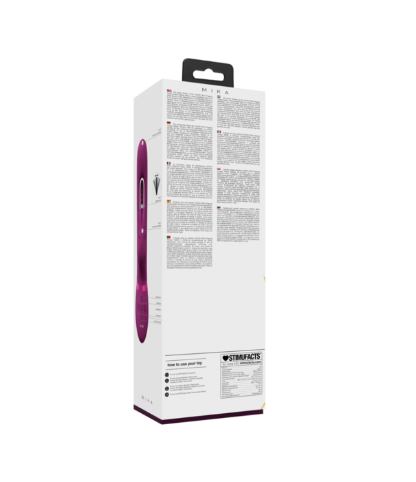 VIVE by Shots Mika - Triple Motor - Vibrerende Rabbit met Innovatieve G-Spot Flapper Stimulator - Roze