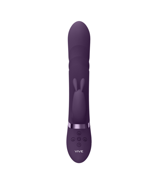 VIVE by Shots Nari - Vibrerende en Draaiende Parels, G-Spot Rabbit - Paars