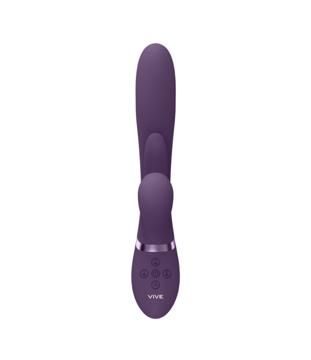 VIVE by Shots Kura - Duwende G-Spot Vibrator met Flappertong en Pulse Wave Stimulator - Paars