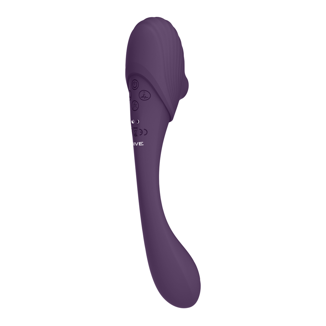 VIVE by Shots Mirai - Dubbelzijdige Pulse Wave Air Wave Buigbare Vibrator afbeelding