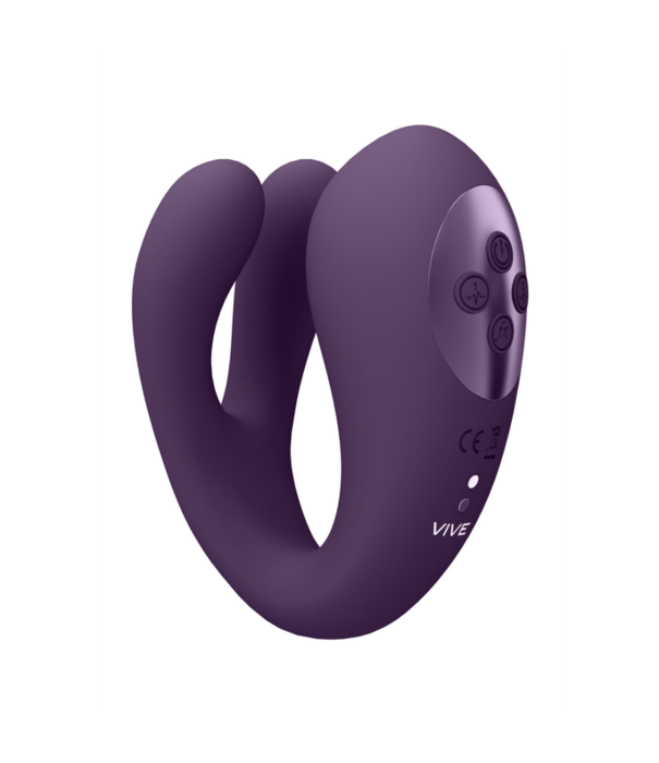VIVE by Shots Yoko - Triple Action Vibrator Dual Prongs met Clitoral Pulse Wave