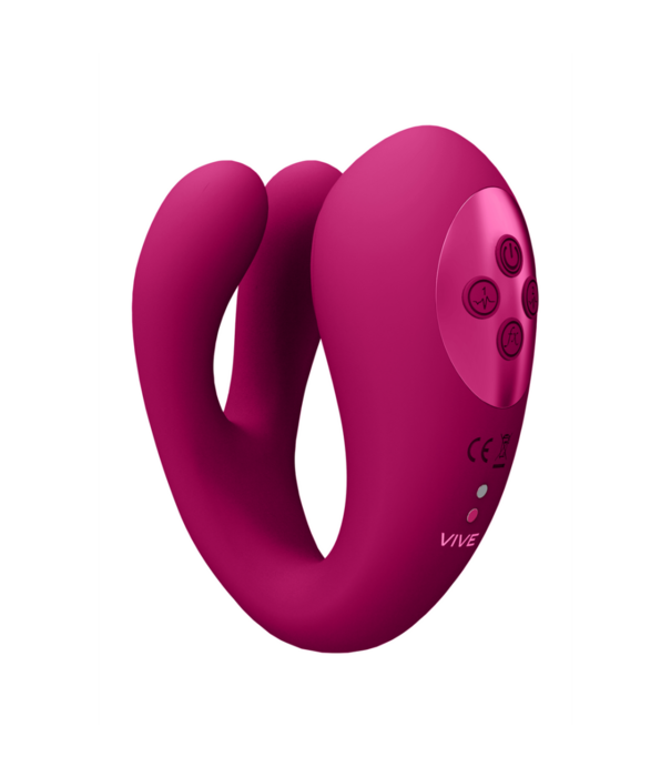 VIVE by Shots Yoko - Triple Action Vibrator Dual Prongs met Clitorale Pulsatiegolf