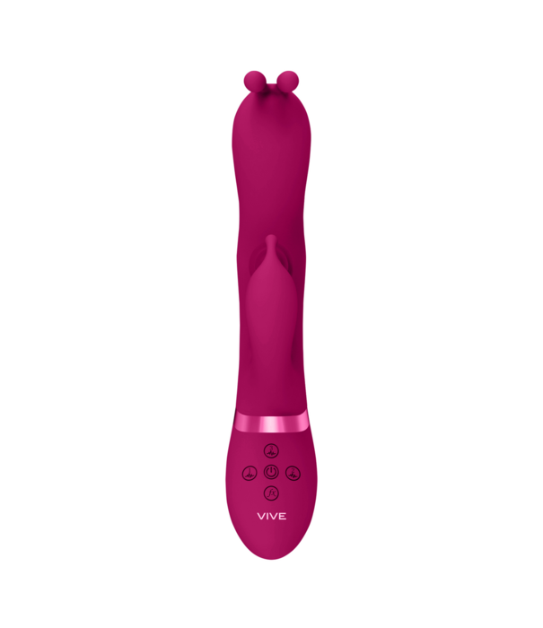 VIVE by Shots Gada - Vibrerende Bunny Ear G-Spot Rabbit met Pulse Wave Shaft