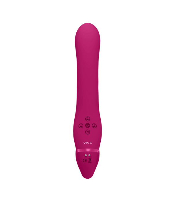 VIVE by Shots Ai - Dual Vibrating  Air Wave Tickler Strapless Strapon
