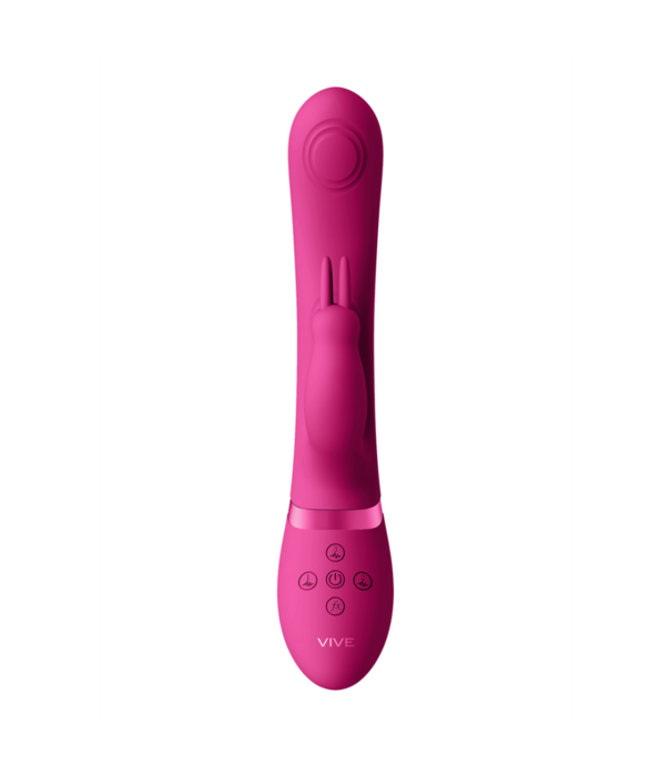 VIVE by Shots Mei - Dual Pulse-Wave  Vibrating C-spot  G-Spot Rabbit - Roze