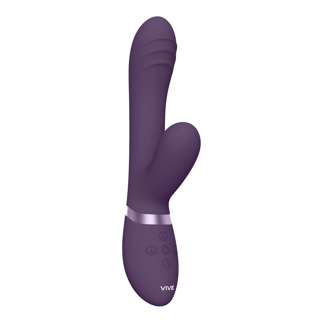 VIVE by Shots Tani - Finger Motion met Pulse-Wave Vibrator - Paars afbeelding