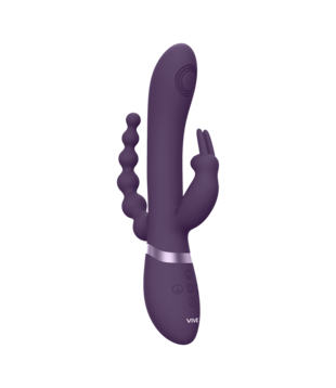 Rini - Pulse Wave  Vibrating Double Penetration Rabbit - Paars