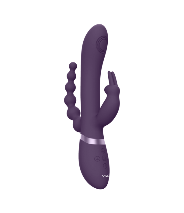 VIVE by Shots Rini - Pulse Wave  Vibrating Double Penetration Rabbit - Paars