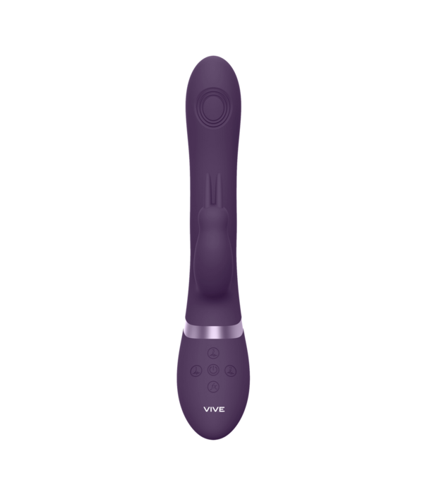 VIVE by Shots Rini - Pulse Wave  Vibrating Double Penetration Rabbit - Paars