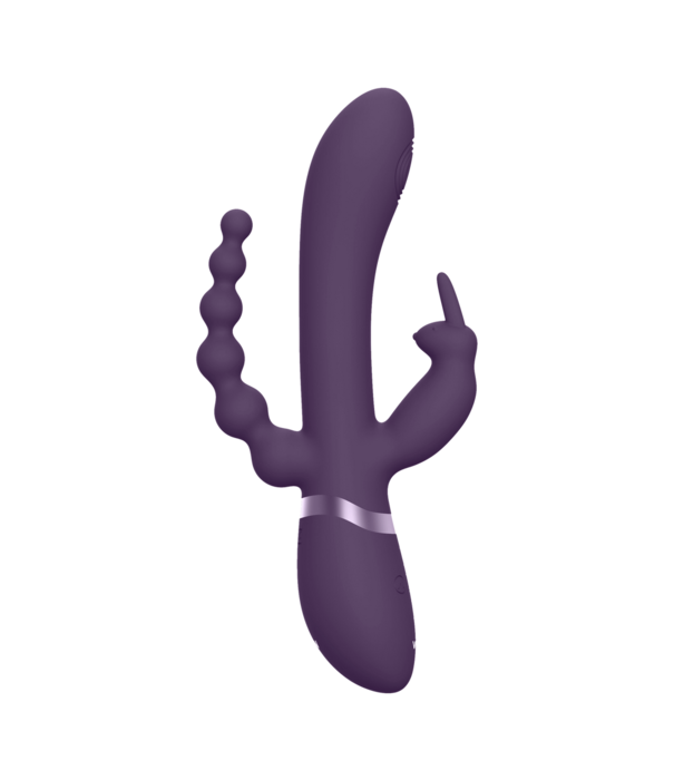 VIVE by Shots Rini - Pulse Wave  Vibrating Double Penetration Rabbit - Paars