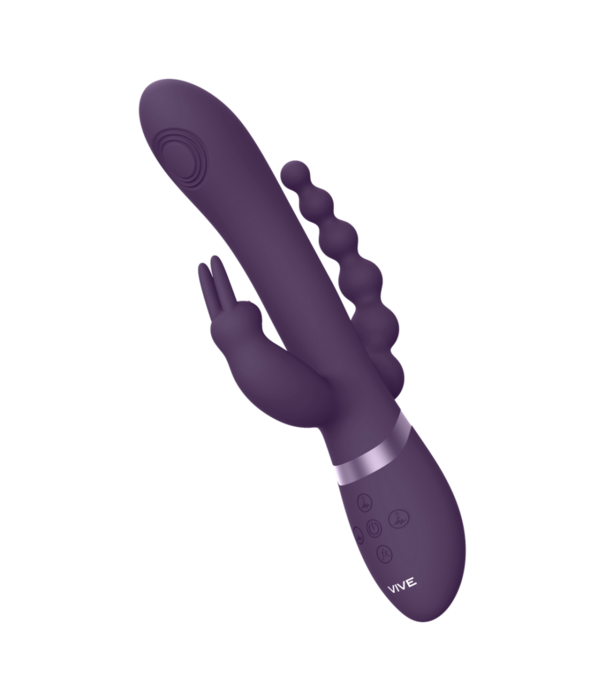 VIVE by Shots Rini - Pulse Wave  Vibrating Double Penetration Rabbit - Paars