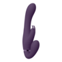 Suki - Vibrerende Strapless Strap-on Rabbit - Paars