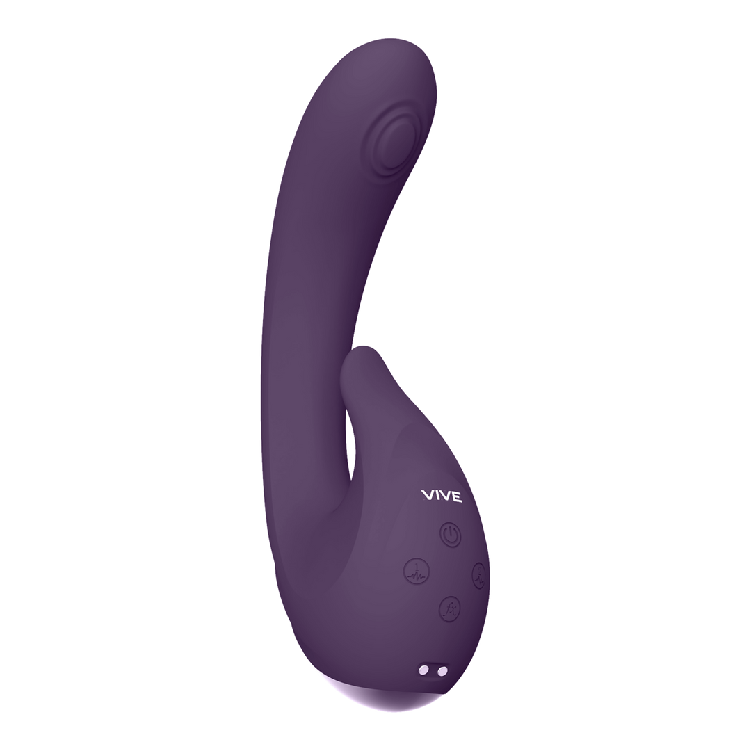 VIVE by Shots Miki - Pulse Wave Flickering G-Spot Vibrator - Paars afbeelding