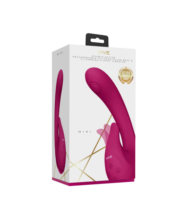VIVE by Shots Miki - Pulse Wave  Flickering G-Spot Vibrator - Roze