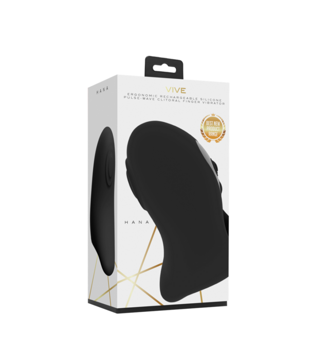 VIVE by Shots Hana - Pulse Wave Vinger Vibrator - Zwart