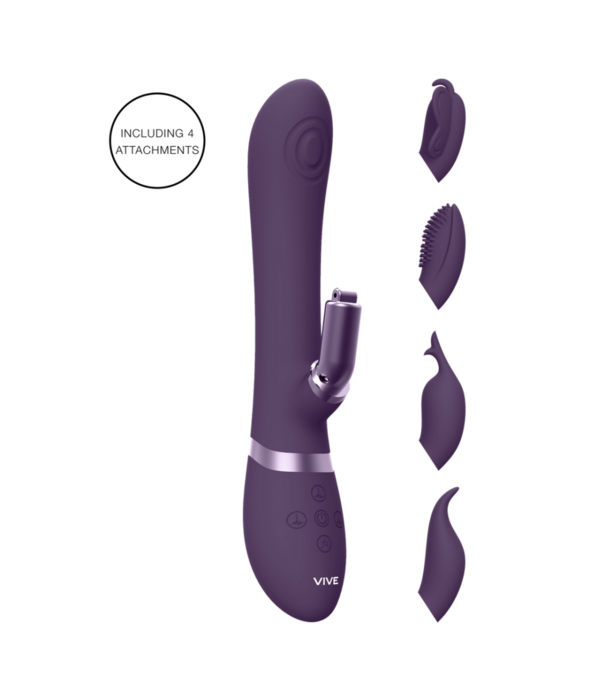 VIVE by Shots Etsu - Pulse Wave G-Spot Rabbit  Clitoral Stimulator - Paars