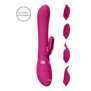 Etsu - Pulse Wave G-Spot Rabbit  Clitoral Stimulator - Roze