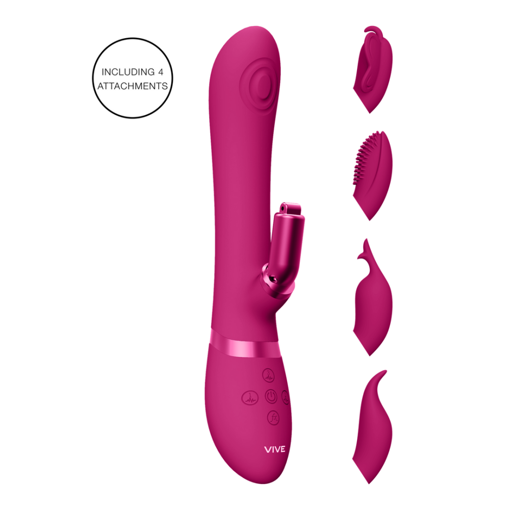 VIVE by Shots Etsu - Pulse Wave G-Spot Rabbit Clitoral Stimulator - Roze afbeelding