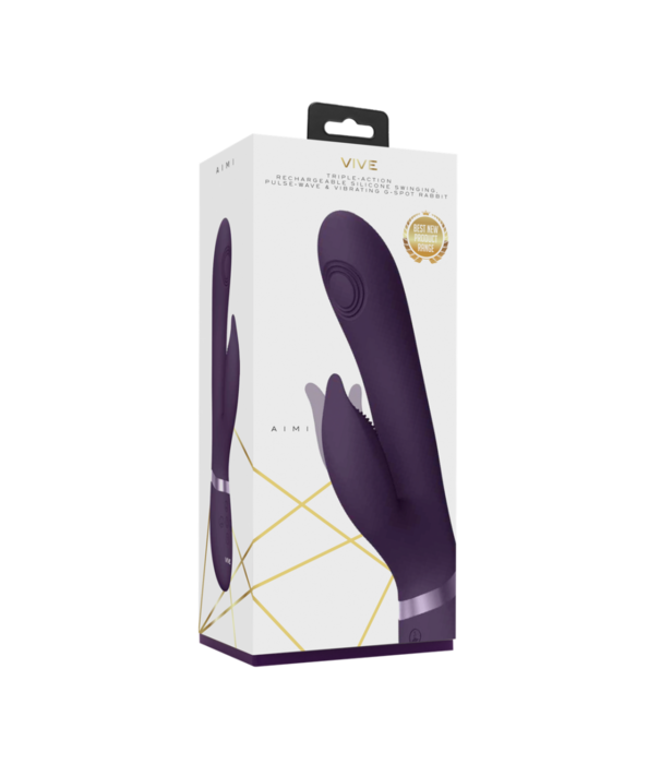 VIVE by Shots Aimi - Pulse Wave  Vibrerende G-Spot Rabbit - Paars