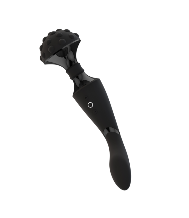 VIVE by Shots Shiatsu - Buigbare Massager Wand - Zwart