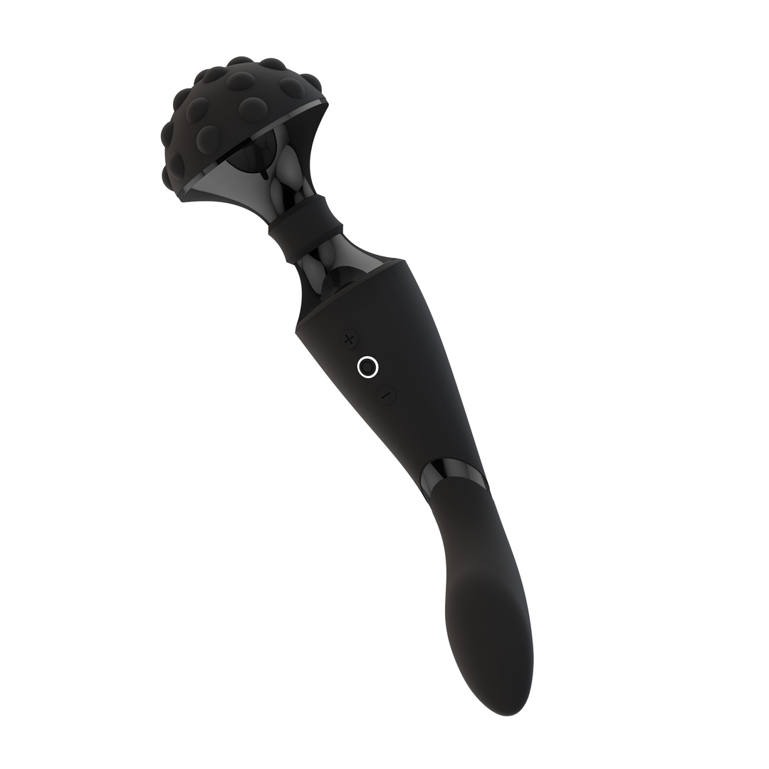 VIVE by Shots Shiatsu - Buigbare Massager Wand - Zwart afbeelding