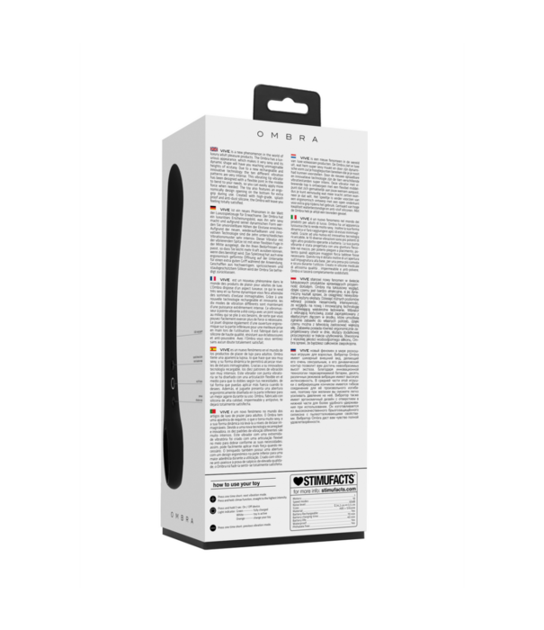 VIVE by Shots Ombra - Buigbare Vibrator - Zwart